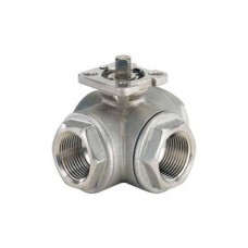 3 way Ball Valve, 4-Piece